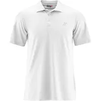 Maier Sports Ulrich Maglia polo Uomo (4XL, bianco)