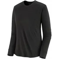 Patagonia Women's L/S Cap Cool Merino Shirt Maglia merino Donna (XS, nero)