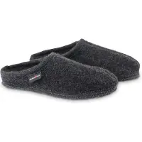 Haflinger Walktoffel Alaska Pantofole (46, nero)