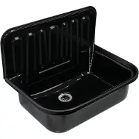 Differnz Beccuccio con valvola acciaio nero 49,5