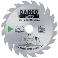 Bahco Lama Per Sega Circolare Con 30 Denti Per Seghe A Filo In Legno 300 Mm