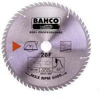 Bahco Lama Per Sega Circolare A 40 Denti Fini Con Punta In Carburo Cementato Per Materiali In Legno 235 Mm