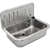 Differnz Beccuccio in acciaio inox con valvola 49,5 cm