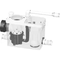 Sfa Fäkalienhebeanlage Sanipack Pro UP z. Anschl. an Hänge-WC,WT,Dusche,Bidet