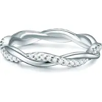 Trilani Anello argento / trasparente