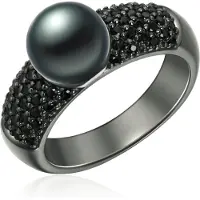 Valero Pearls Anello blu scuro / grigio scuro / nero