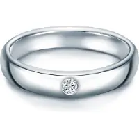 Trilani Anello argento / trasparente