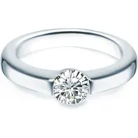 Trilani Anello argento / trasparente