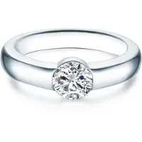 Trilani Anello argento / trasparente