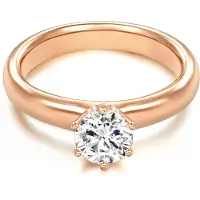 Trilani Anello oro rosé / argento