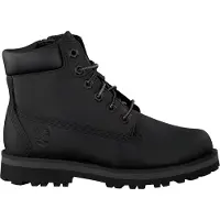 Timberland unisex per bambino. TB0A28UD0011 Stivali stringati Courma Kid in pelle nera (26), Nero, Basso, Stringhe, Casual, Sostenibile, mod