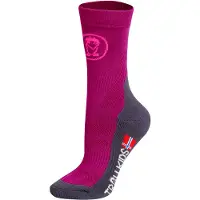 TROLLKIDS Kids Trekking Mid Cut Socks II 2-Pack Calze da trekking Bambini (39-42, lilla)