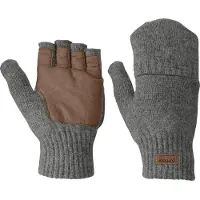 Outdoor Research Lost Coast Fingerless Mitt Guanti Uomo (S, grigio)