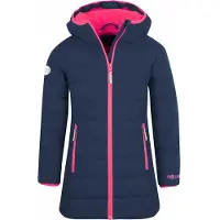 TROLLKIDS Girl's Stavanger Coat Cappotto Bambini (128, blu)