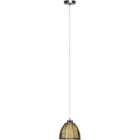 Brilliant Lampada a sospensione Relax bronzo cromato