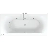 Riho Lima Easypool 3.1 Baignoires rectangulaires, commande tactile, à encastrer, 2 places, blanc brillant, B051004005, B051004005