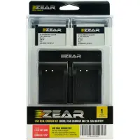 ZEAR Kit + 2 x LP-E17 USB caricabatterie doppio