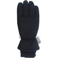 Maximo Kids' Thermal Gloves with Knitted Cuffs Guanti Bambini (3, nero)
