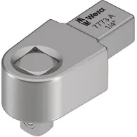 Wera 7773 A Utensile per inserimento quadrato, 9x12 mm, 1/4" x 44 mm