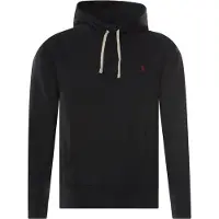 Ralph Lauren per uomo. 710766778008 Felpa con cappuccio in peluche nera (XXL), Nero, Casual, Cotone, Manica lunga