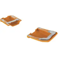 Petzl Paar Antisnow Irvis Vorne + Hinten (One Size, orange)