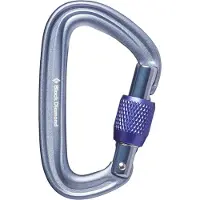 Black Diamond Liteforge Screwgate Carabiner Moschettoni a ghiera grigio