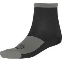 Norrøna Fjørå Light Weight Merino Socks Calze da ciclismo (40-42, nero/grigio)