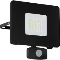 Eglo Faretto LED esterni Faedo 3 con sensore, nero, 30W