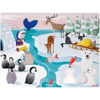 Janod Puzzle Tattile Vita Sul Ghiaccio 20 Pezzi