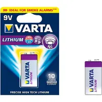 Varta 1 Batteria Ultra Litio 9v-block 6lr61