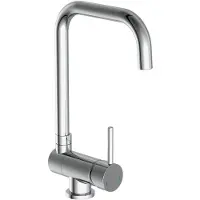 Schutte Rubinetto da cucina SCHÜTTE WINDOW, rubinetto da cucina per installazione sottofinestra, miscelatore da cucina girevole a 360°