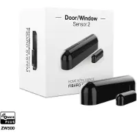 Fibaro FGDW-002-3 ZW5 Sensore porta/finestra senza fili nero