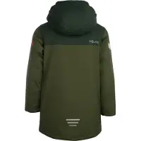 TROLLKIDS Kid's Gudvangen Jacket Parka Bambini (116, olivia/verde)