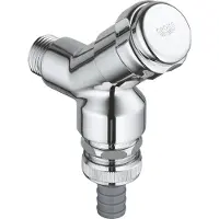 GROHE 41190000 Combinazione di rubinetti 41190 DN15 Design della sede angolare Tubo aer. C cromo
