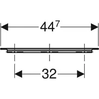 Geberit 502357JL1 Maniglia, L:45cm