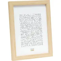 Deknudt Cornice stretta in legno naturale 20x20