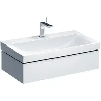 Geberit Xeno 2 armoire sous lavabo avec découpe siphon à droite, 880x220x462mm, 1 tiroir, 500.514.01.1, 500.514.01.1