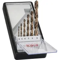 Bosch Punta Da Trapano Per Metallo Robustline Hss-co 6 Pezzi