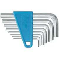 Gedore PH 42-88 Set di chiavi esagonali a L con supporto 8 pezzi 2-10 mm, 6352000