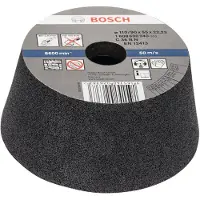 Bosch Accesorios Ruota a tazza, pietra conica/cemento 90 mm, 110 mm, 55 mm, 36