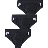 Schiesser Slip nero / bianco