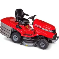 Honda HF 2417 K5 HME Trattore rasaerba con trazione anteriore, motore a benzina a 4 tempi, larghezza di taglio 102 cm, trazione sulle ruote, mulching, cesto di raccolta posteriore