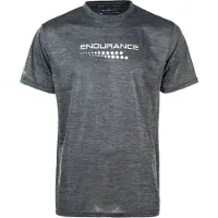 Endurance Portofino S/S Performance Tee Maglia funzionale Uomo (L, grigio)