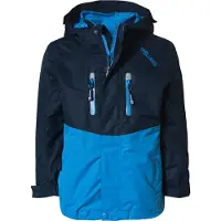 TROLLKIDS Kid's Bryggen 3in1 Jacket Giacca doppia Bambini (164, blu)