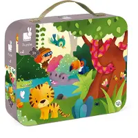 Janod Puzzle Di Animali Selvatici 36 Pezzi