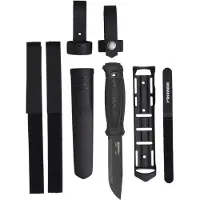 Morakniv Mora Garberg Black Carbon coltello bushcraft, multimontaggio