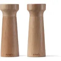 Amefa Modern 676511PE27PS2, set di macina sale e pepe da 2 pezzi, in legno, 15 cm