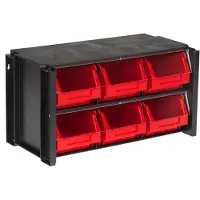 Tayg 6 Contenitori, Armadietto, Armadietto assortimento, Sistema di stoccaggio