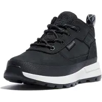 Timberland per ragazzo. TB0A2GKT0151 Sneakers stringate Field Trekker in pelle nera (36), Nero, Basso, Stringhe, Casual, moda per bambini