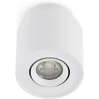 Arcchio plafoniera Walisa, Ø 10 cm, bianco, metallo, GU10